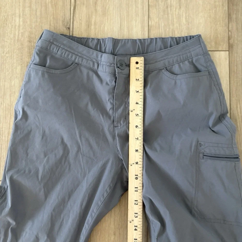 Eddie Bauer WR Fleece Lined Rainier Pants Womens Small Graphite Gray Stretch